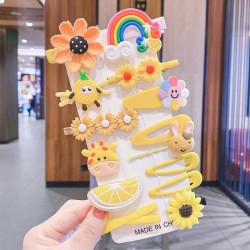  Korean style fruits set children hair clip woman head