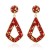 occidental style Alloy geometry earrings earring  fashion personality diamond earring woman F