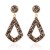 occidental style Alloy geometry earrings earring  fashion personality diamond earring woman F