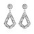 occidental style Alloy geometry earrings earring  fashion personality diamond earring woman F