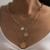 occidental style  brief necklace woman  imitate Pearl beads chain chain