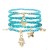  personality occidental style wind butterfly bracelet  Bohemian style beads woman F
