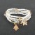  personality occidental style wind butterfly bracelet  Bohemian style beads woman F