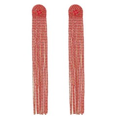 creative personality geometry long style tassel diamond temperament occidental..