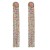 creative personality geometry long style tassel diamond temperament occidental style earrings woman retro atmosphe