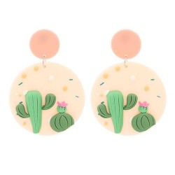 occidental style Japan and Korea Acrylic bag Acetate sheet woman ear stud