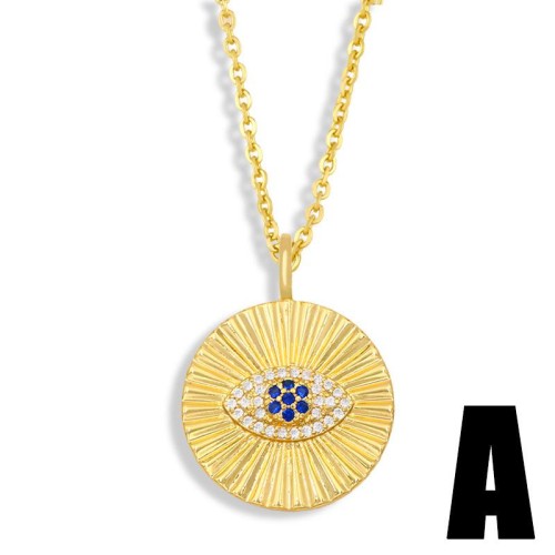  fashionns wind eyes pendant girl student necklace clavicle chainnku
