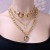 occidental style  personality exaggerating aluminum chain sweater chain  brief woman pendant multilayer