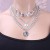 occidental style  personality exaggerating aluminum chain sweater chain  brief woman pendant multilayer