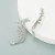 ins  occidental style personality gold angel Ear clip earrings woman Alloy embed Rhinestone ear stud