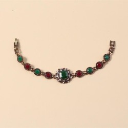 occidental style fashion retro ethnic style personality resin diamond women br..