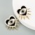 occidental styleins wind  fashion exaggerating diamond enamel Pearl heart-shaped eyes earrings woman retro Earring