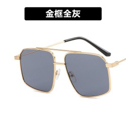 Double sunglass Metal occdental style sunglass fashon Sunglasses personalty su..