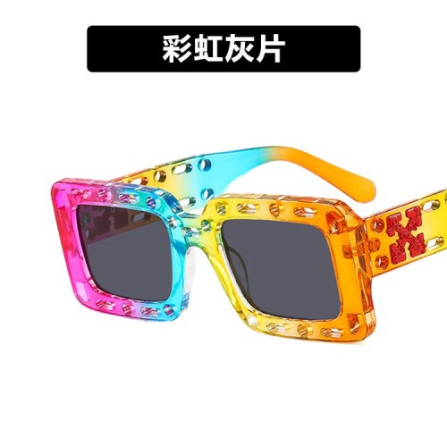 square hollow sunglass square Sunglasses man sunglass woman style