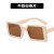 retro black Sunglasses woman square ant-ultravolet sunglass