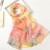 Korean style brief fresh Business triangle splice samll Stripe imitate silk long samll neckerchief woman