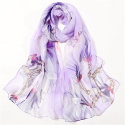 summer lotus Sunscreen scarves Seaside beach long style lady scarves color thi..