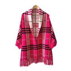 ( rose Red)Autumn and Winter lady Double surface shawl scarf two tassel thick ..