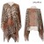 summer lady Sunscreen shawl leopard print imitate silk scarves shawl Pearl buckle shawlshawl