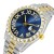 ho watch  occdental style man steel belt Rome calbraton damond day man quartz wrst-watches