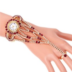  lady watchhorasan trend lady fully-jewelled chain watch