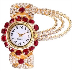  Korean style lady diamond temperament quartz watch fashion Alloy bangle watch..