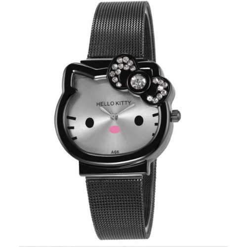   gold belt watch student cartoon cat woman quartz watch watch