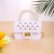 Pearl portable Jelly bag shoulder messenger bag Mini handbag portable Lingge bag woman