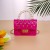Pearl portable Jelly bag shoulder messenger bag Mini handbag portable Lingge bag woman