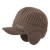 Winter velvet man hedging baseball cap Outdoor warm knitting woolen