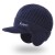 Winter velvet man hedging baseball cap Outdoor warm knitting woolen