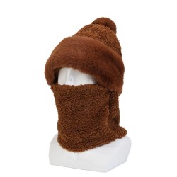 wind hat woman Autumn and Winter fashion warm bag head hedging velvet