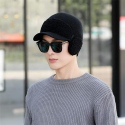 thick knitting woolen Winter velvet hat man Outdoor Korean style warm wind man..