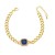  occidental style brief bracelet  bronze embed color zircon bracelet chainbrg