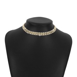  wind retro row diamond chain  Metal brief wind Rhinestone claw chain personal..