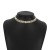  wind retro row diamond chain  Metal brief wind Rhinestone claw chain personality fashion necklace