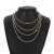  long style  claw chain Rhinestone geometry necklace chain