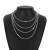  long style  claw chain Rhinestone geometry necklace chain