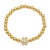 handmade gilded beads  occidental style brief sun flower watch-face braceletbrg