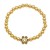handmade gilded beads  occidental style brief sun flower watch-face braceletbrg