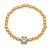 handmade gilded beads  occidental style brief sun flower watch-face braceletbrg