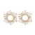 occidental style brief fashion Earring geometry brief Alloy crystal diamond ear stud woman personality