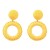 summer weave multilayer Round earrings woman occidental style temperament geometry Earringearrings