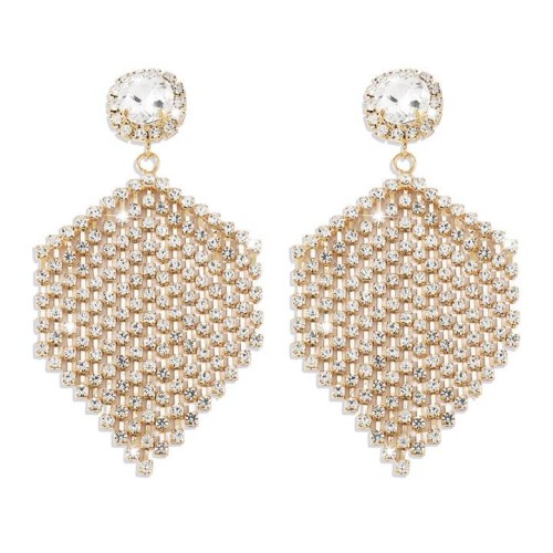 occidental style temperament claw chain Rhinestone tassel earrings  wind style fashion Earring