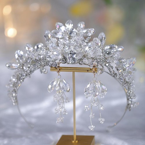crystal crown head watch-face