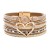 occidental style bracelet woman Bohemia love Rhinestone bangle girl student gift