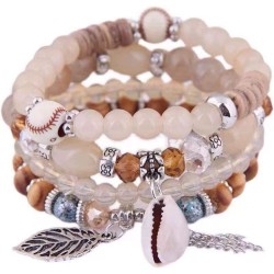 fashion trend concise all-Purpose leaves tassel gorgeous multilayer temperamen..