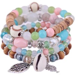 fashion trend concise all-Purpose leaves tassel gorgeous multilayer temperamen..