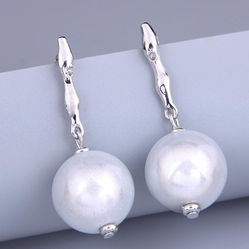 fashion concise sweetOL high quality Pearl temperament ear stud