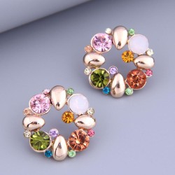 fashion sweetOL flash diamond samll personality temperament ear stud